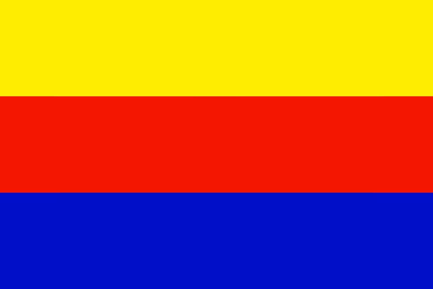 Flag of North Holland vector