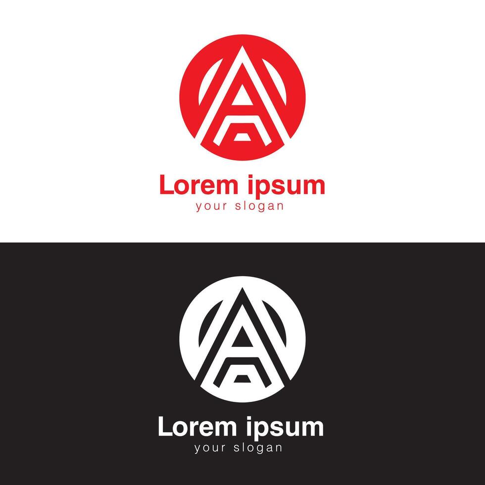Logo Simple Letter A Design vector