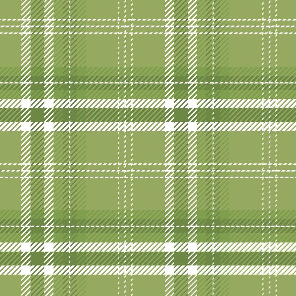 Green Christmas themed plaid style background vector
