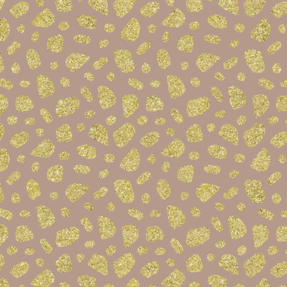 Decorative background with gold glitter pattern design vector
