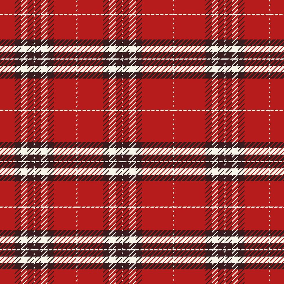 Christmas background with tartan style design vector