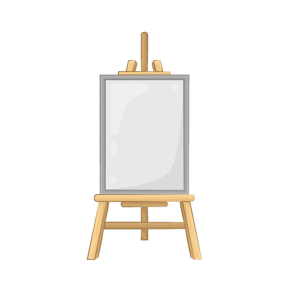 Illustration of canvas board vector