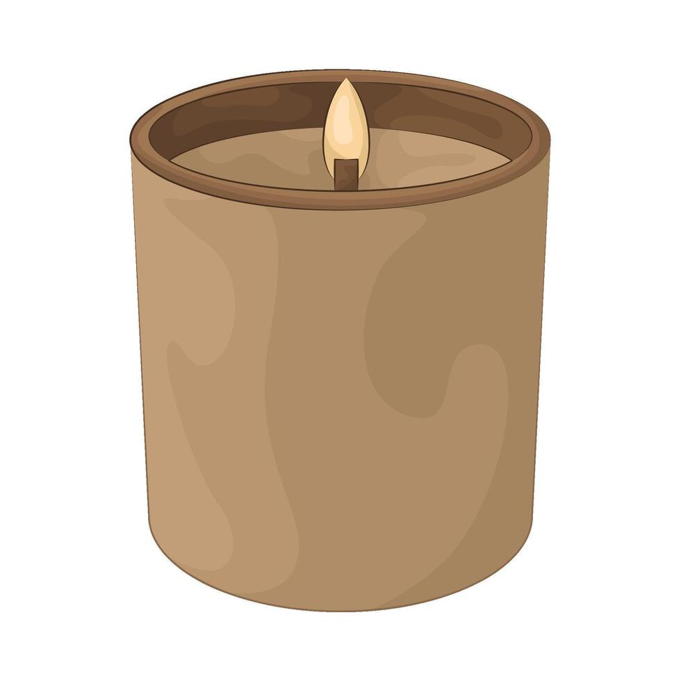 Illustration of candle vector