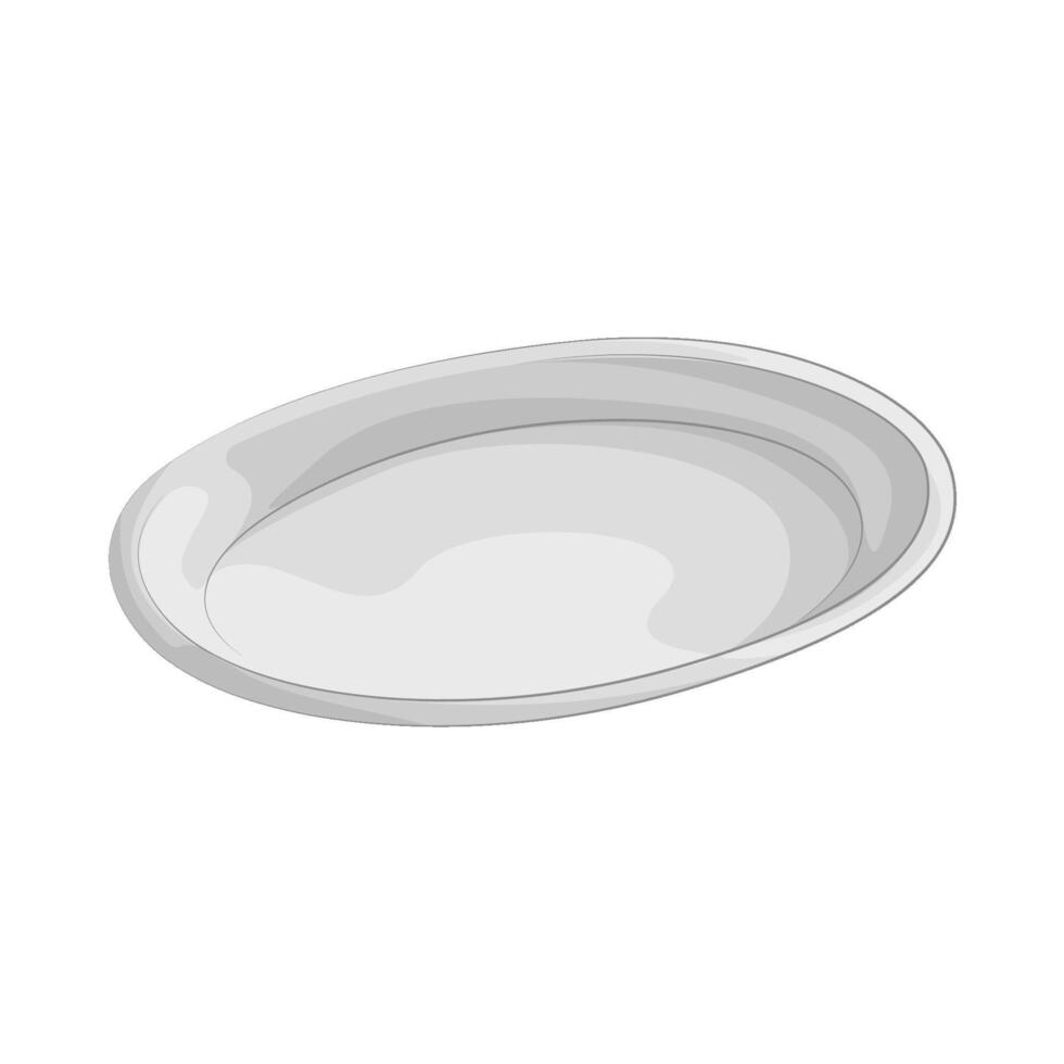 Illustration of plate vector