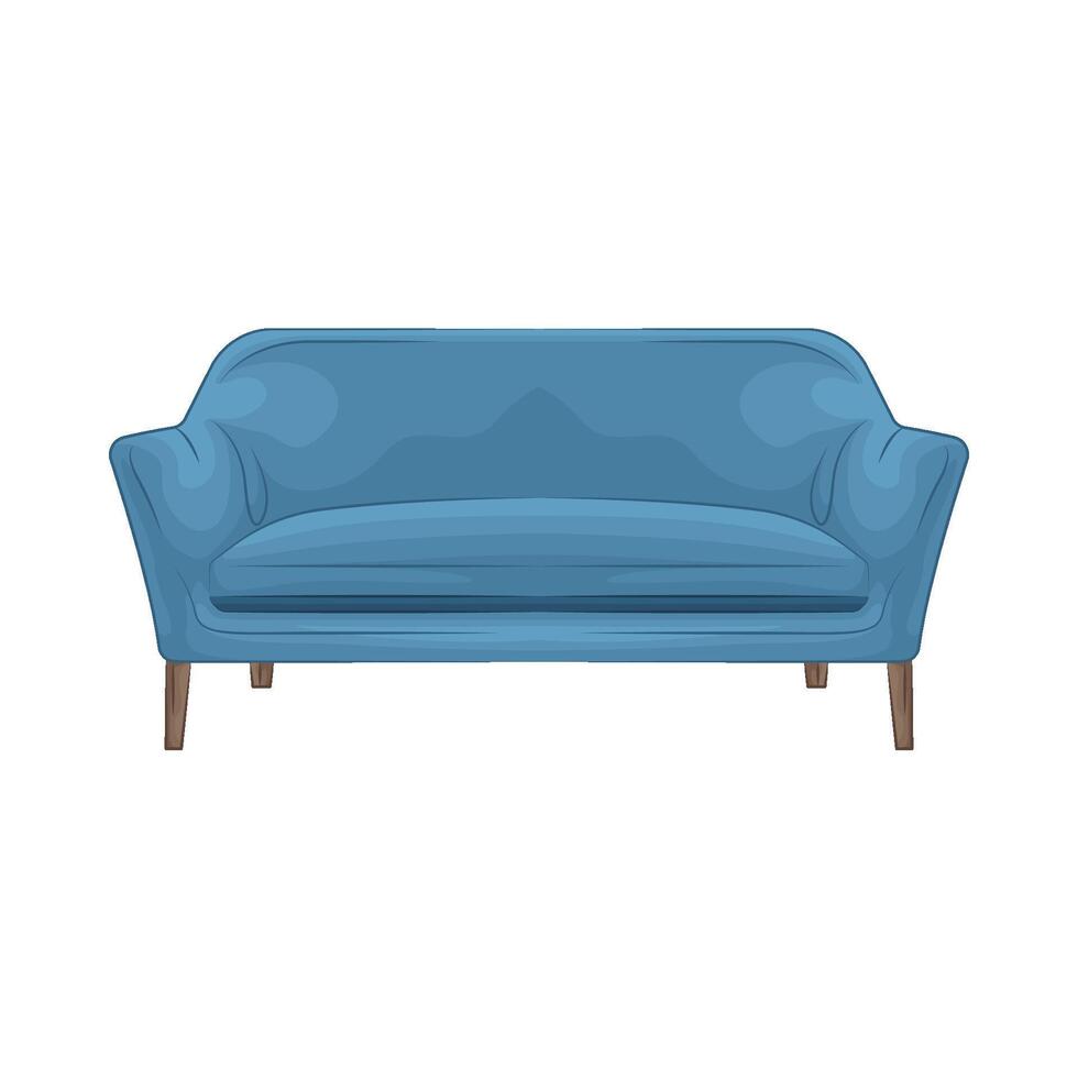 Illustration of sofa vector