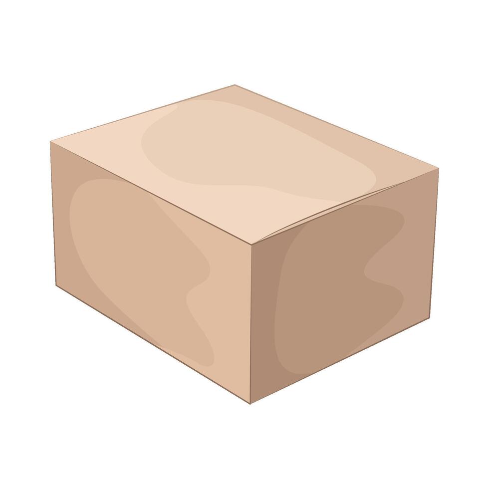 Illustration of box vector