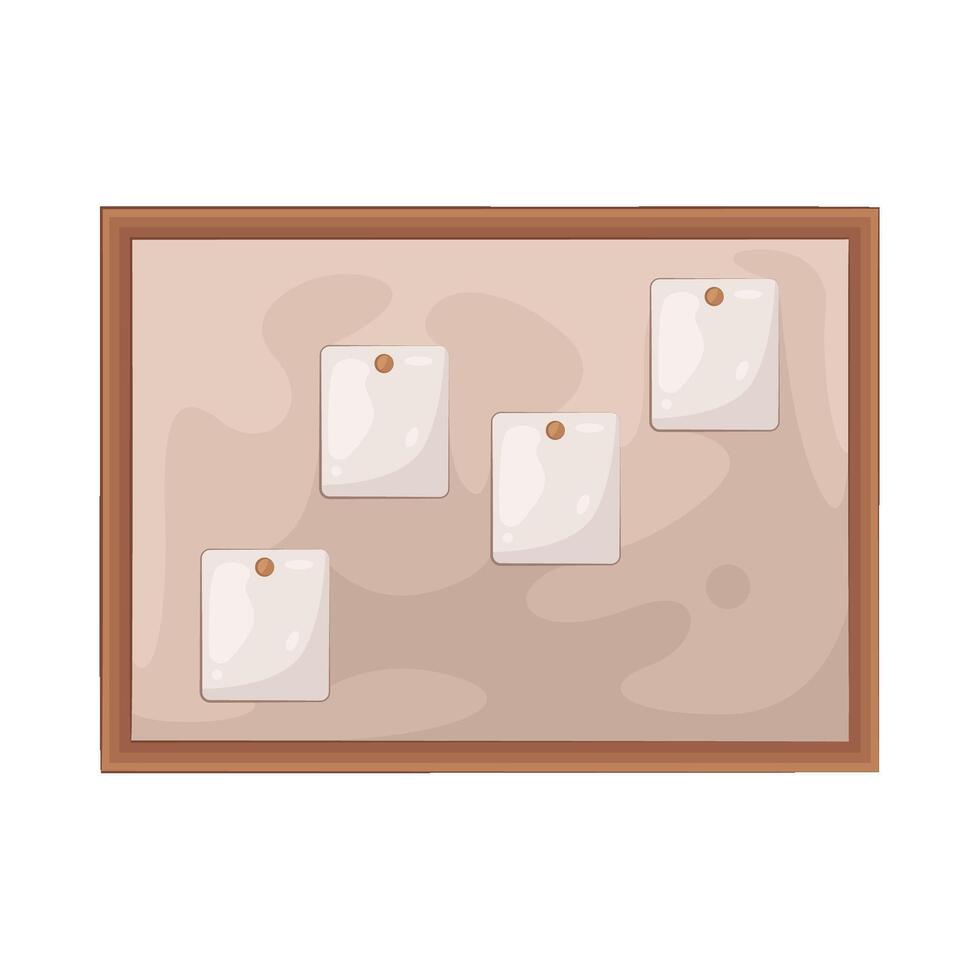 Illustration of bulletin board vector