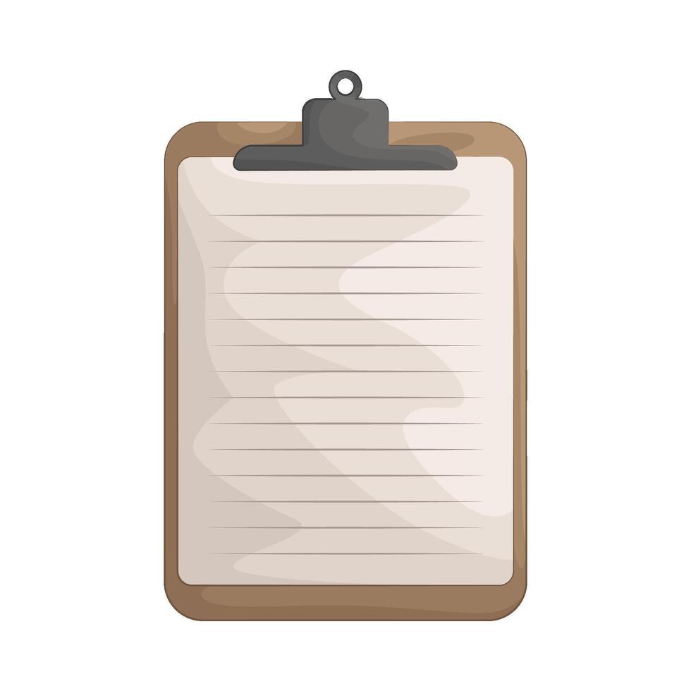 Illustration of clipboard vector