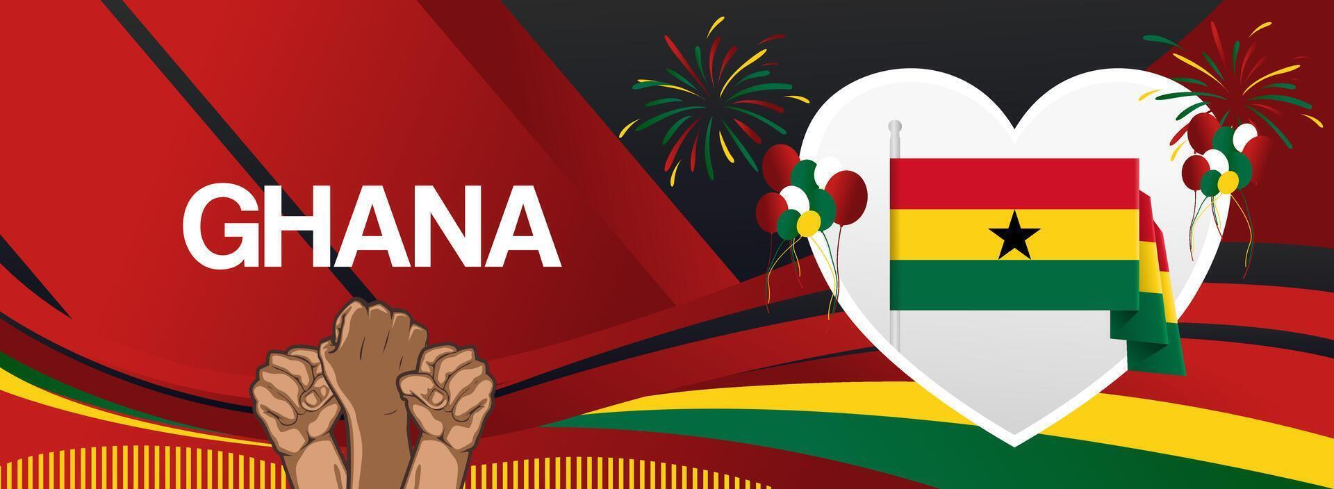 Modern design for Ghana vector