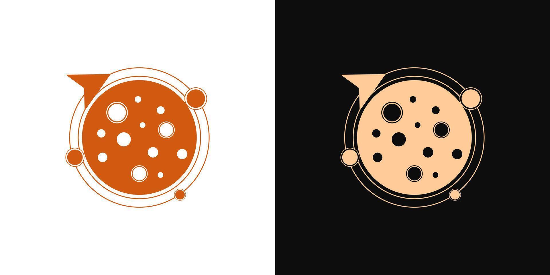 Mars planet icon logo moon space galaxy vector