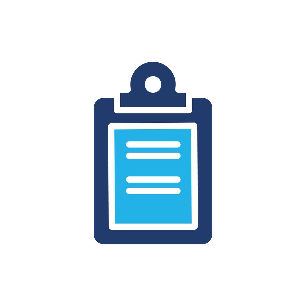clipboard colored icon design good for web or mobile app vector