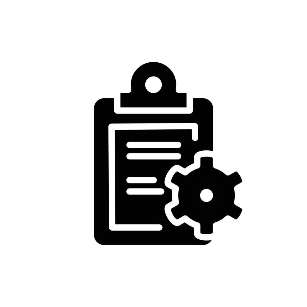 technical report solid icon design good for web or mobile app vector