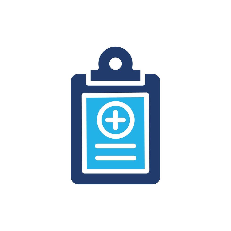 medical record colored icon design good for web or mobile app vector