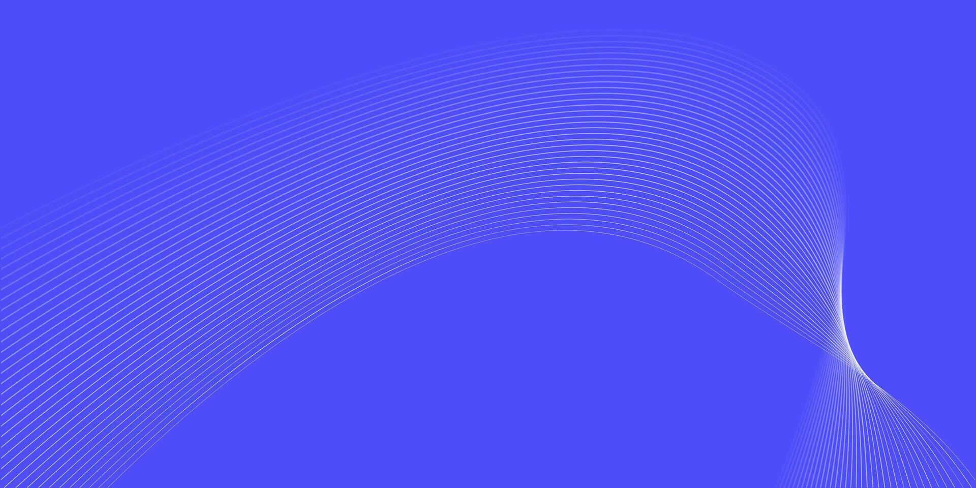 Abstract white line wave elegant blue background vector