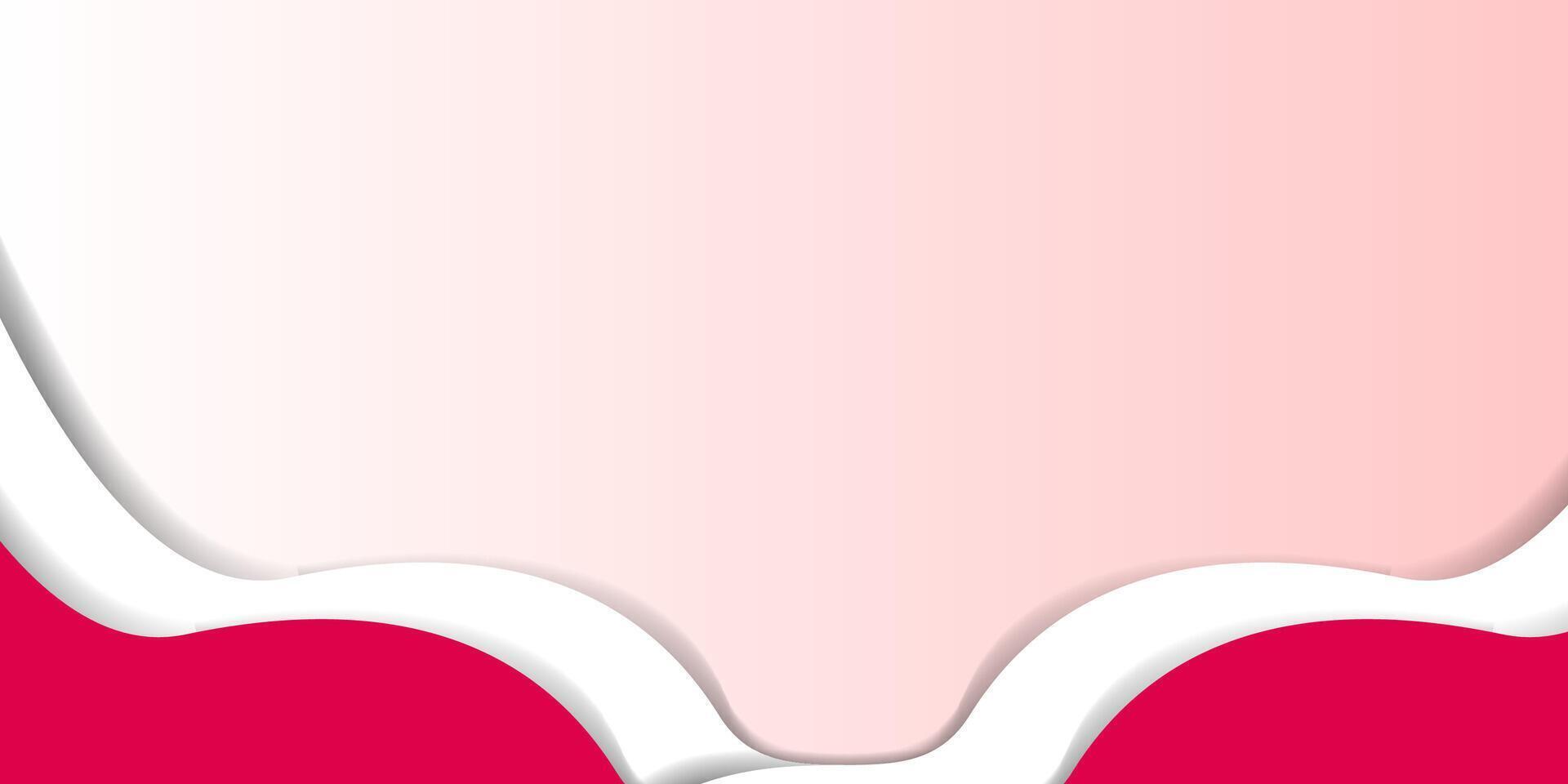 White background with red shape vector