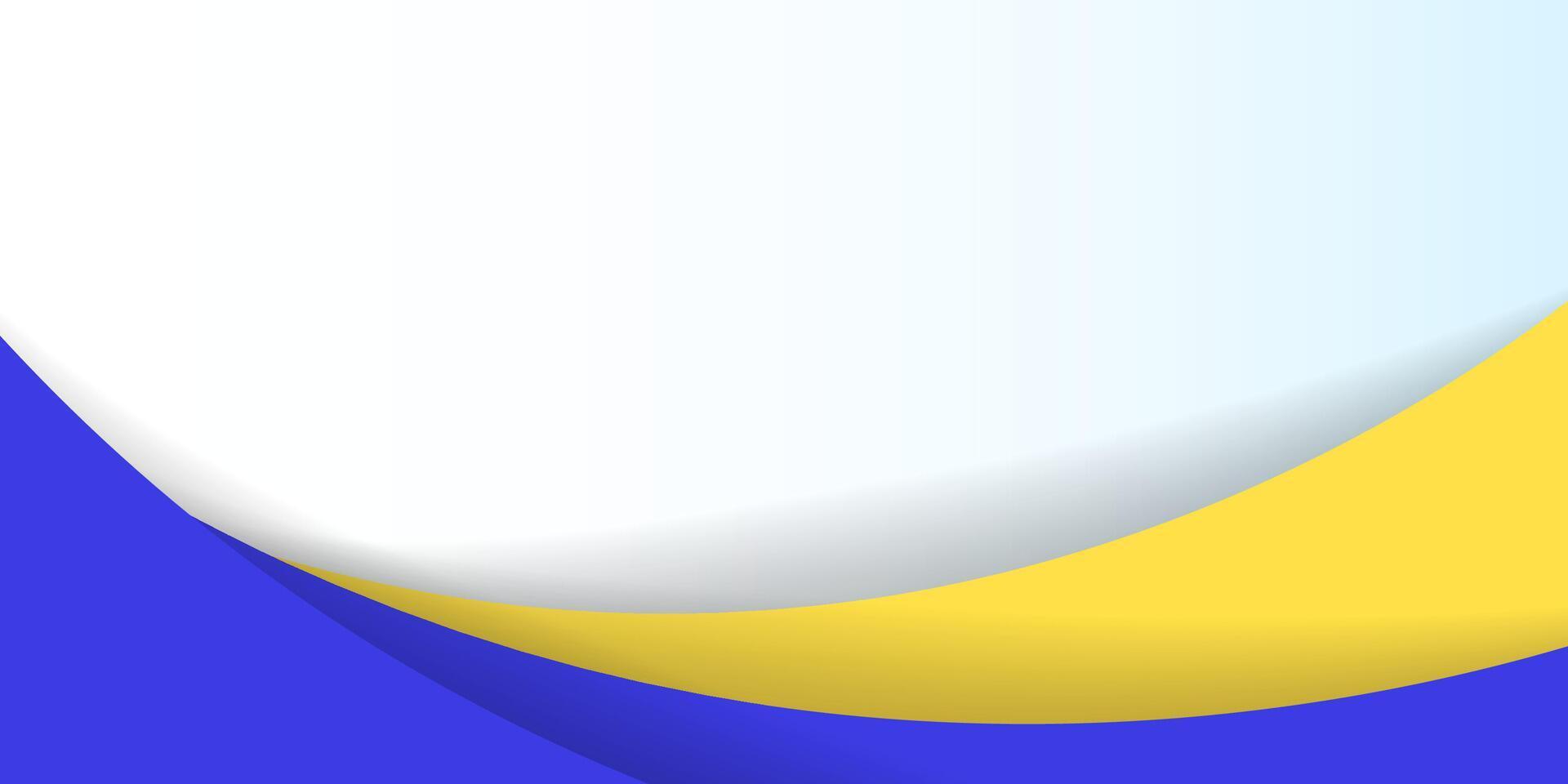 The ukraine flag is shown in blue and yellow vector