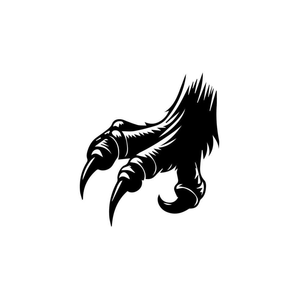 Eagle claw marks scratches vector