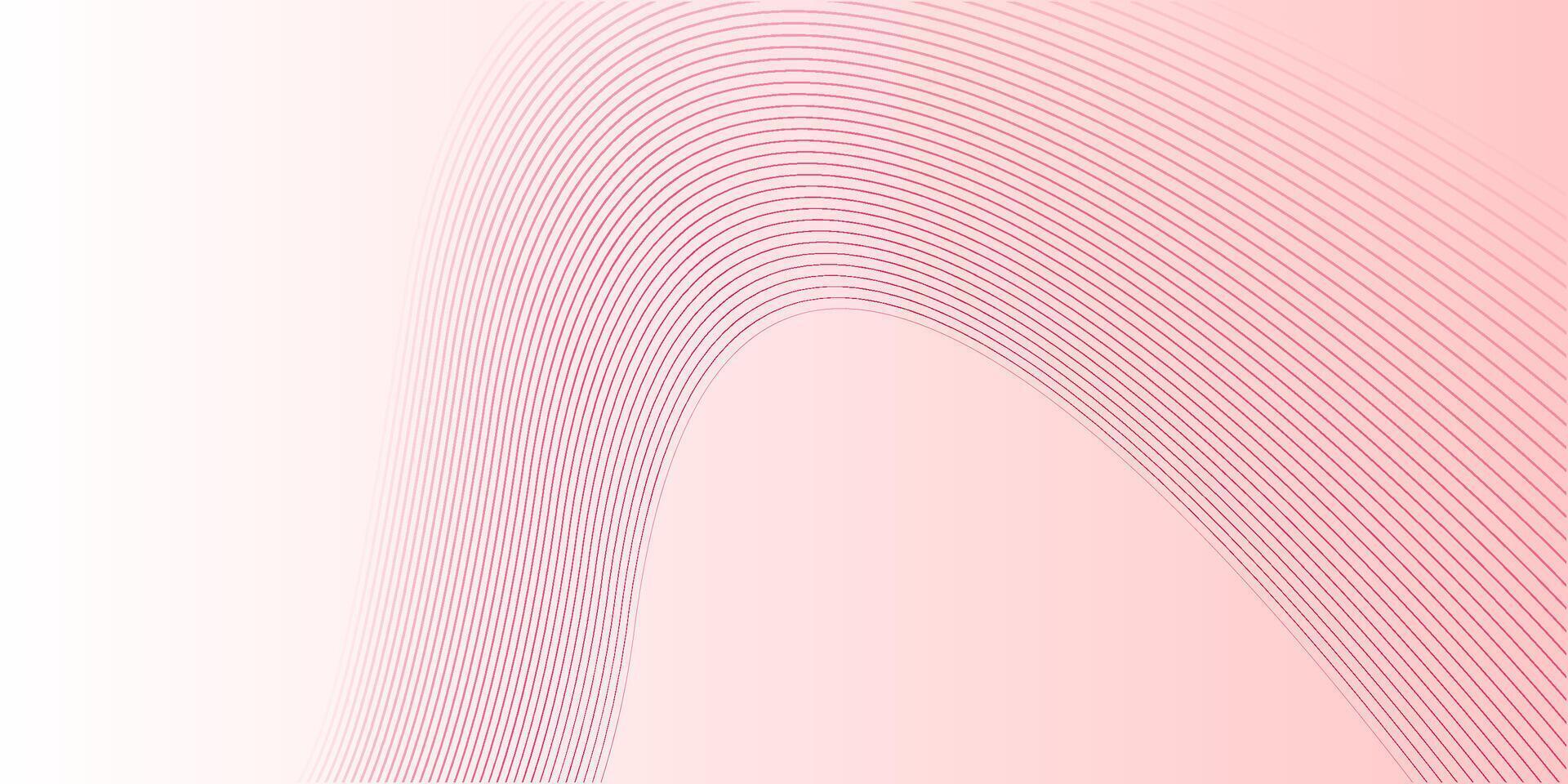 Red wave line abstract background vector
