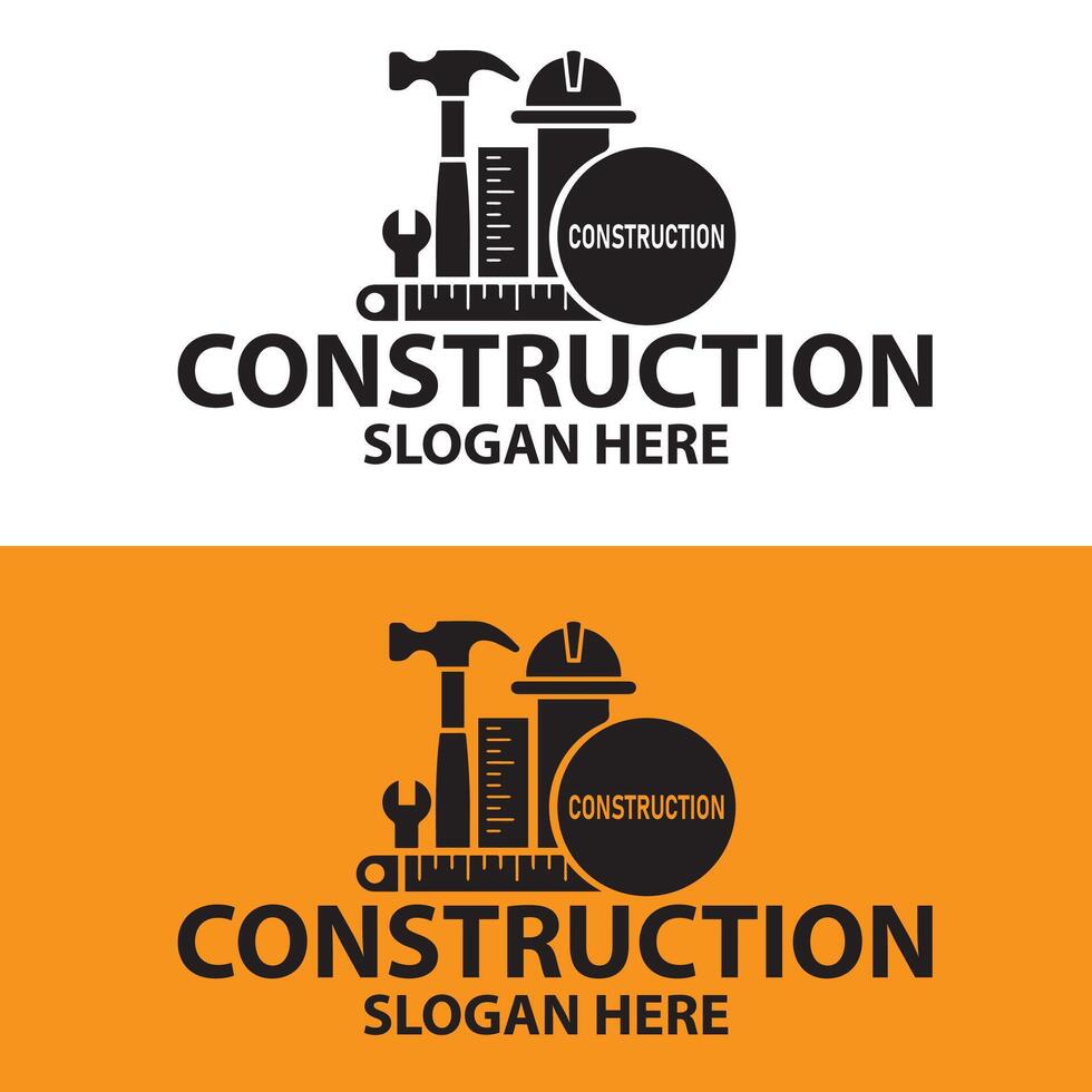 professional construction company home construction recreate, business, modern construction simple construction unique construction logo vector