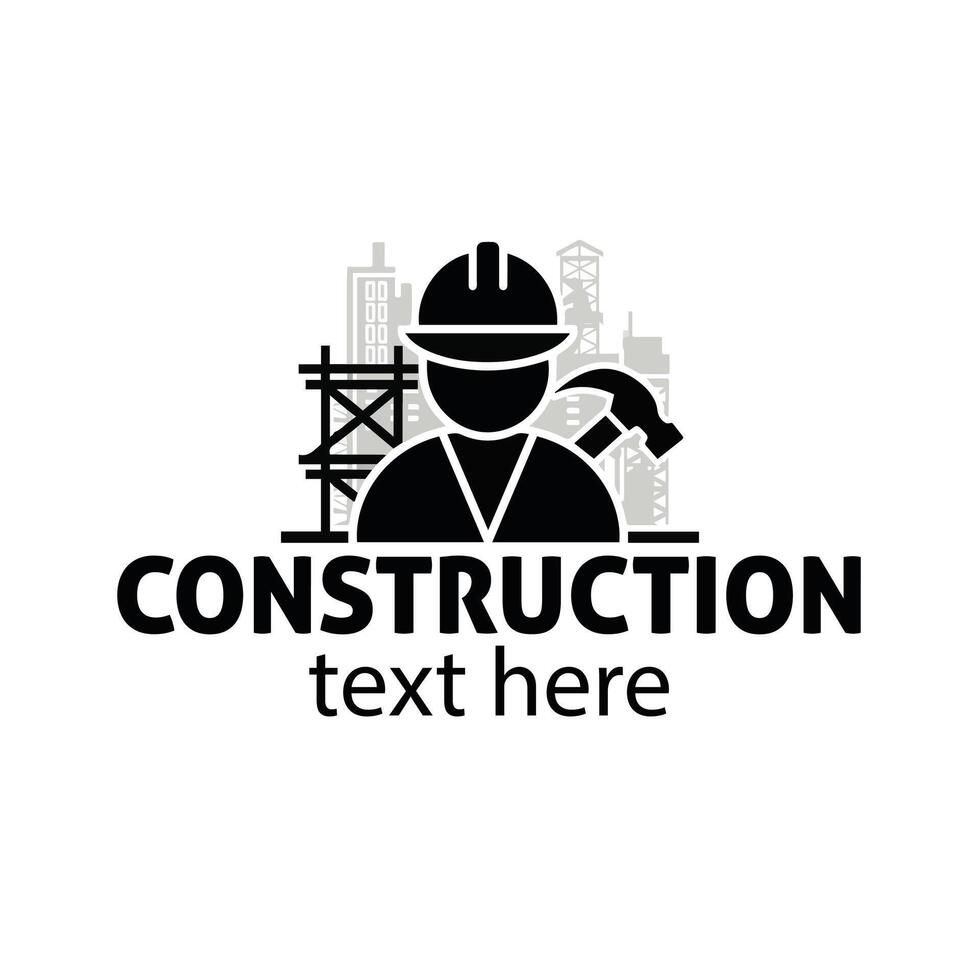 real estate, contracting, mechanical, plumbing, transport, tools, construction logo vector