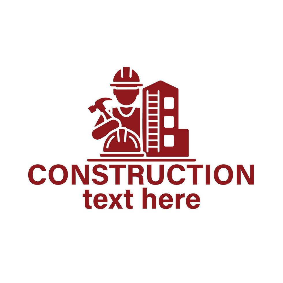 custom construction, real estate, property and company logo vector