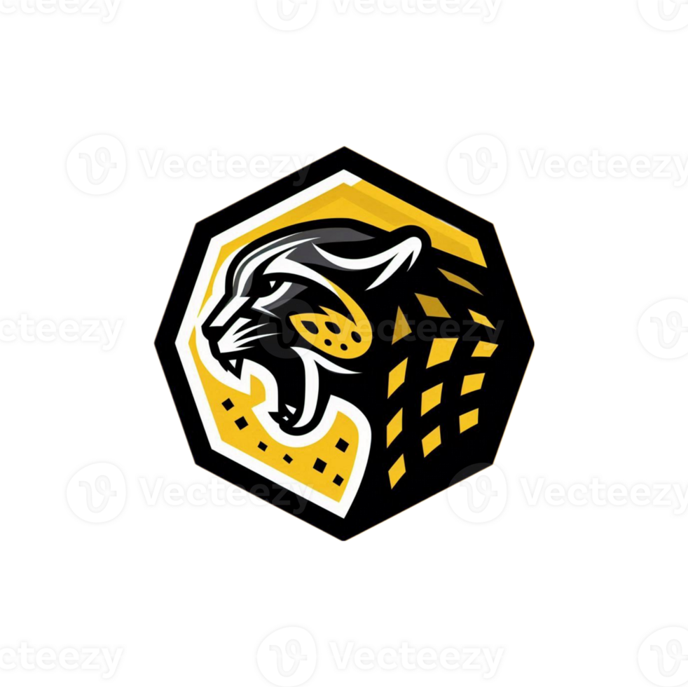 Stylized chetaah logo suitable for your design png