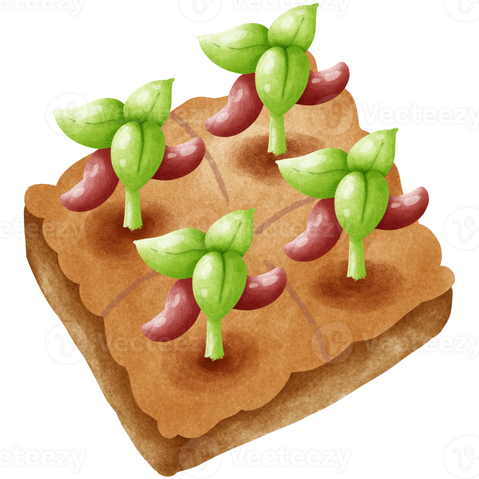 Happy farm water color cute animals collection,Chili garden png