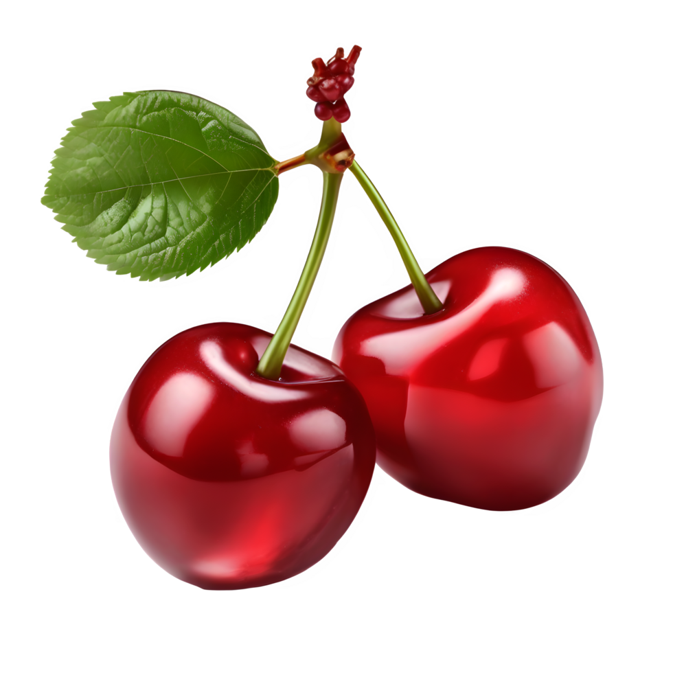Two Red Cherry png