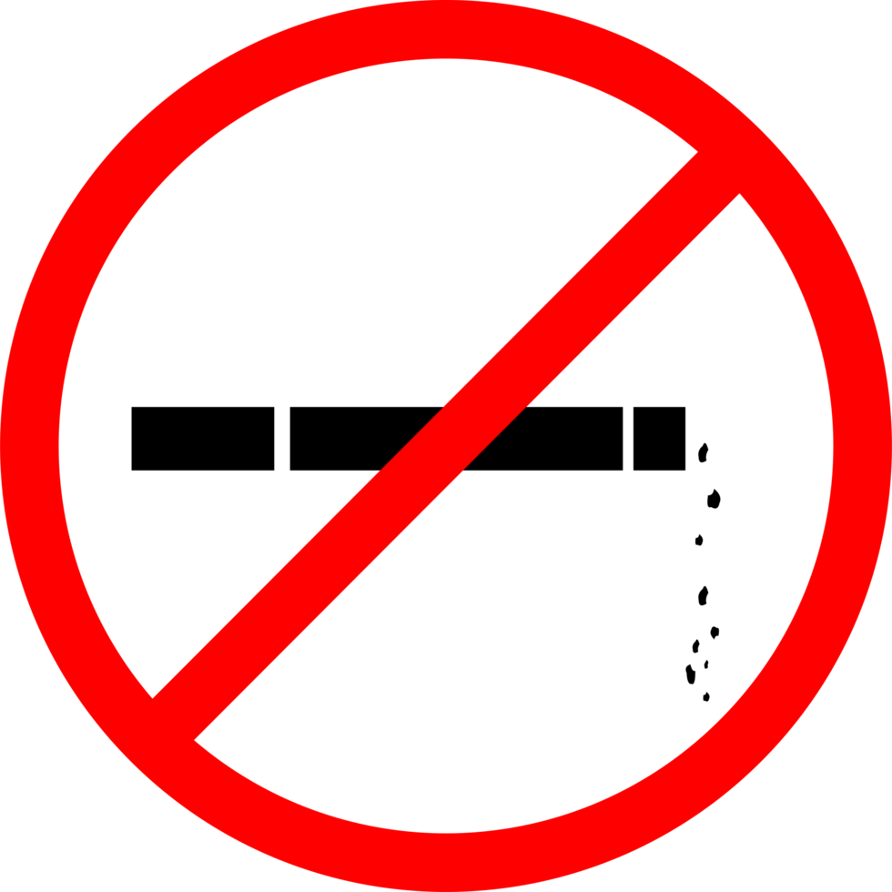no smoking warning sign or no smoking area png