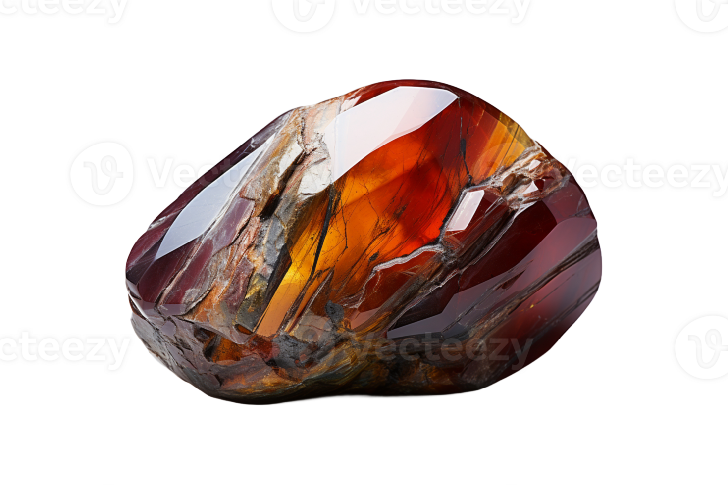 Acrylic Stone Bead on transparent background. png