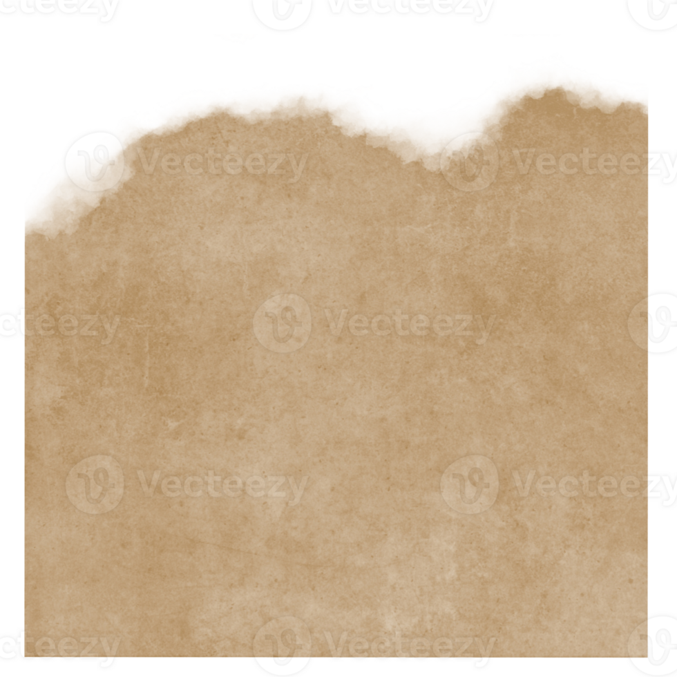 Piece of Torn Old Paper Note png