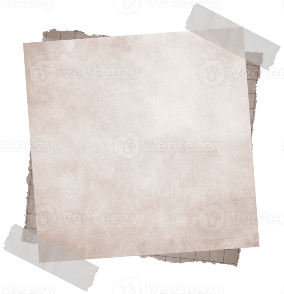 Old Paper with Tape png