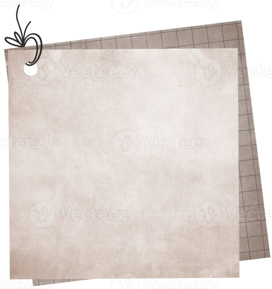 Ripped Old Paper Blank Note png
