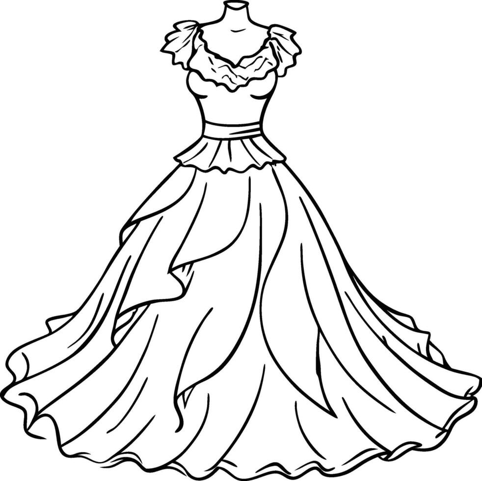 Party clothes for babies. Baby suit. Princess. vector