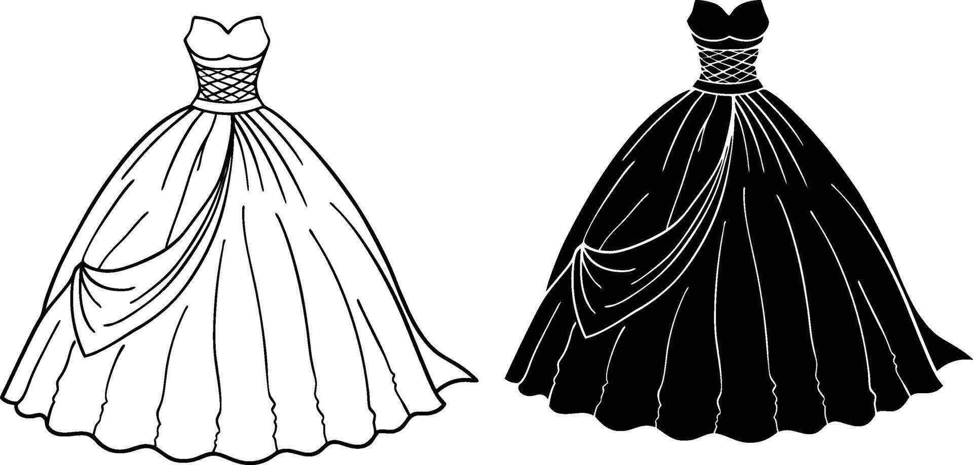 showcasing its elegant and flowing design vector