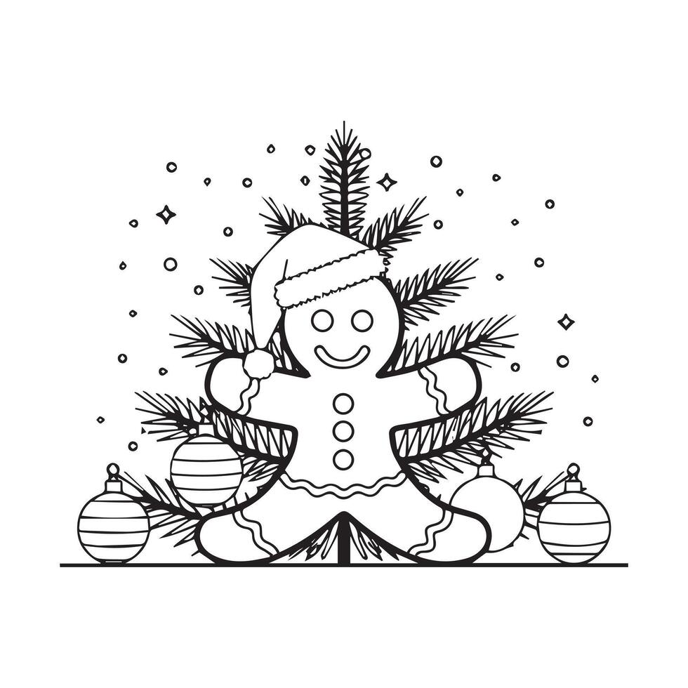 a doll drawing vector