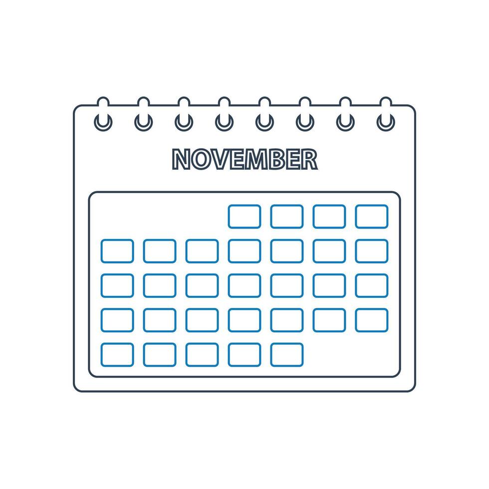 Calendar icon with a calendar on it vector
