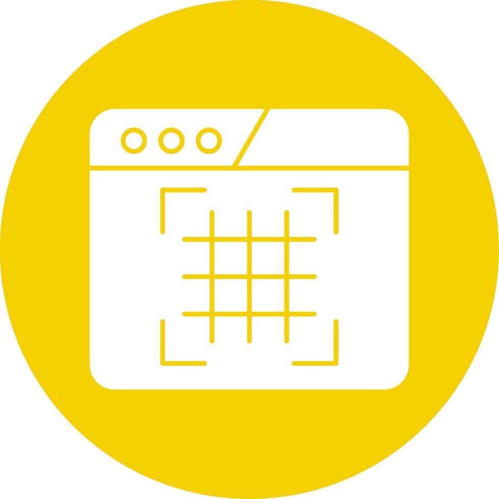 Grid Glyph Multi Circle Icon vector