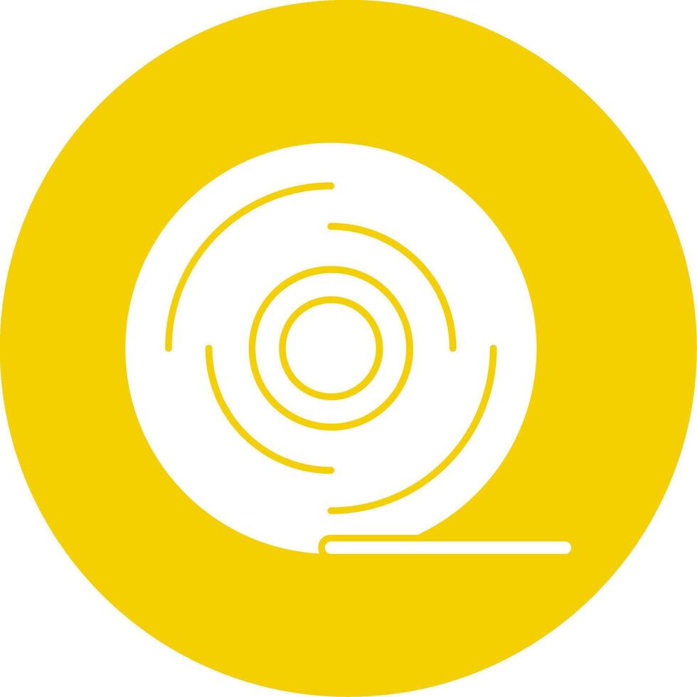 Adhesive Tape Glyph Multi Circle Icon vector