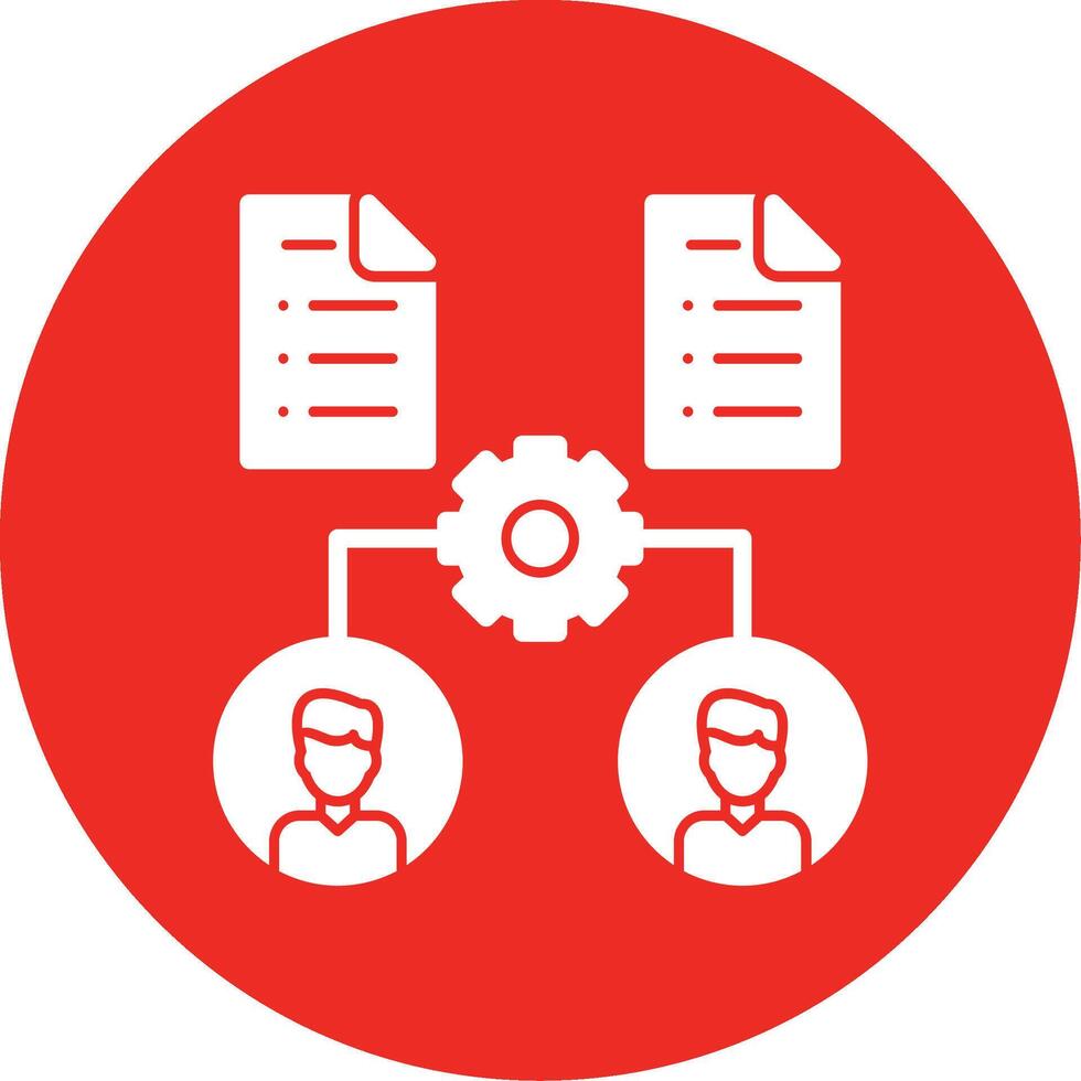 Onboarding Glyph Multi Circle Icon vector