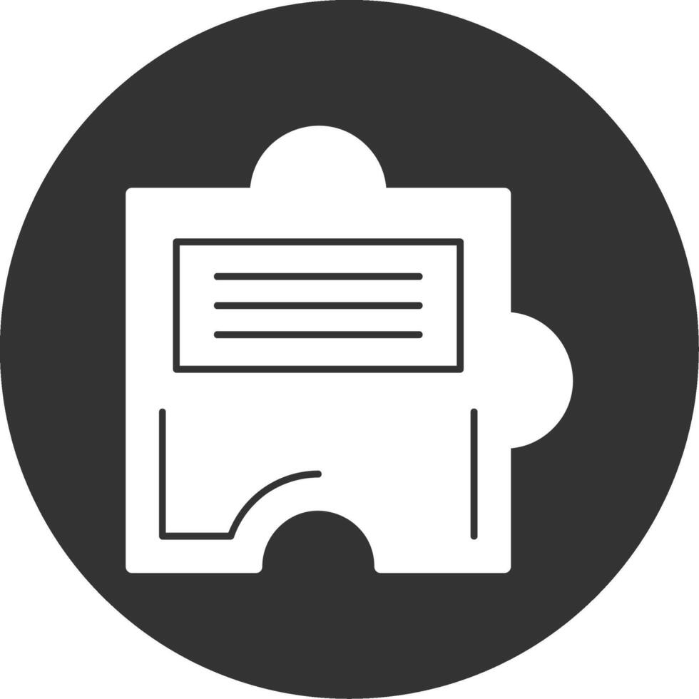 Puzzle Glyph Multi Circle Icon vector