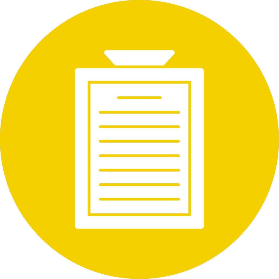 Clipboard Glyph Multi Circle Icon vector