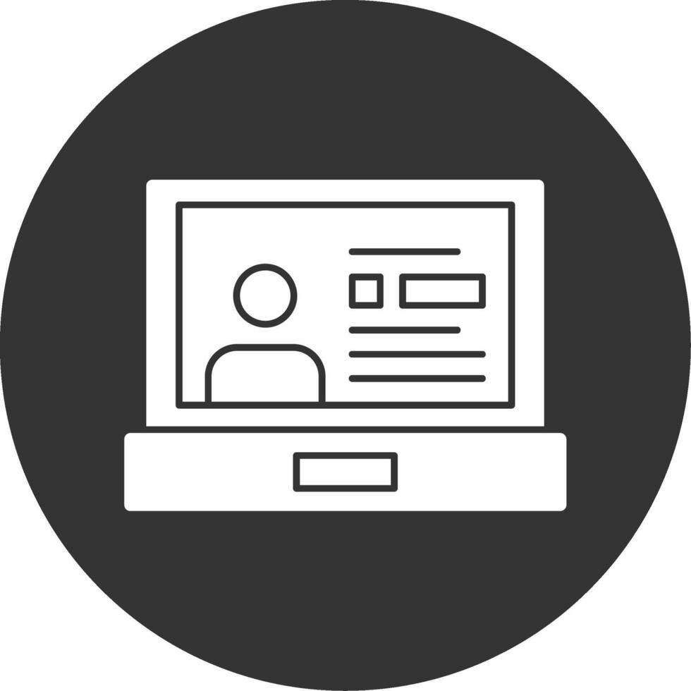Profile Glyph Multi Circle Icon vector