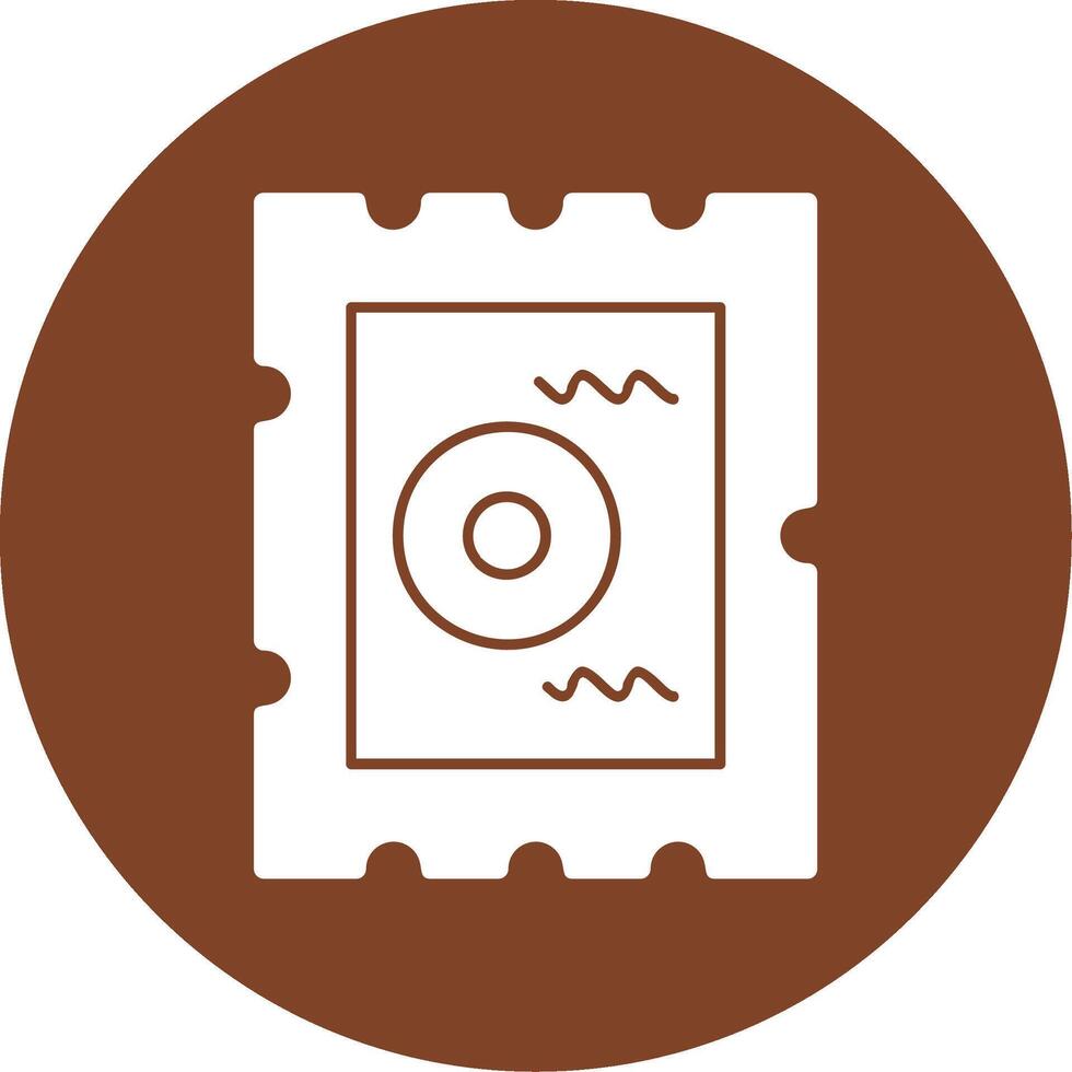 Chip Glyph Multi Circle Icon vector