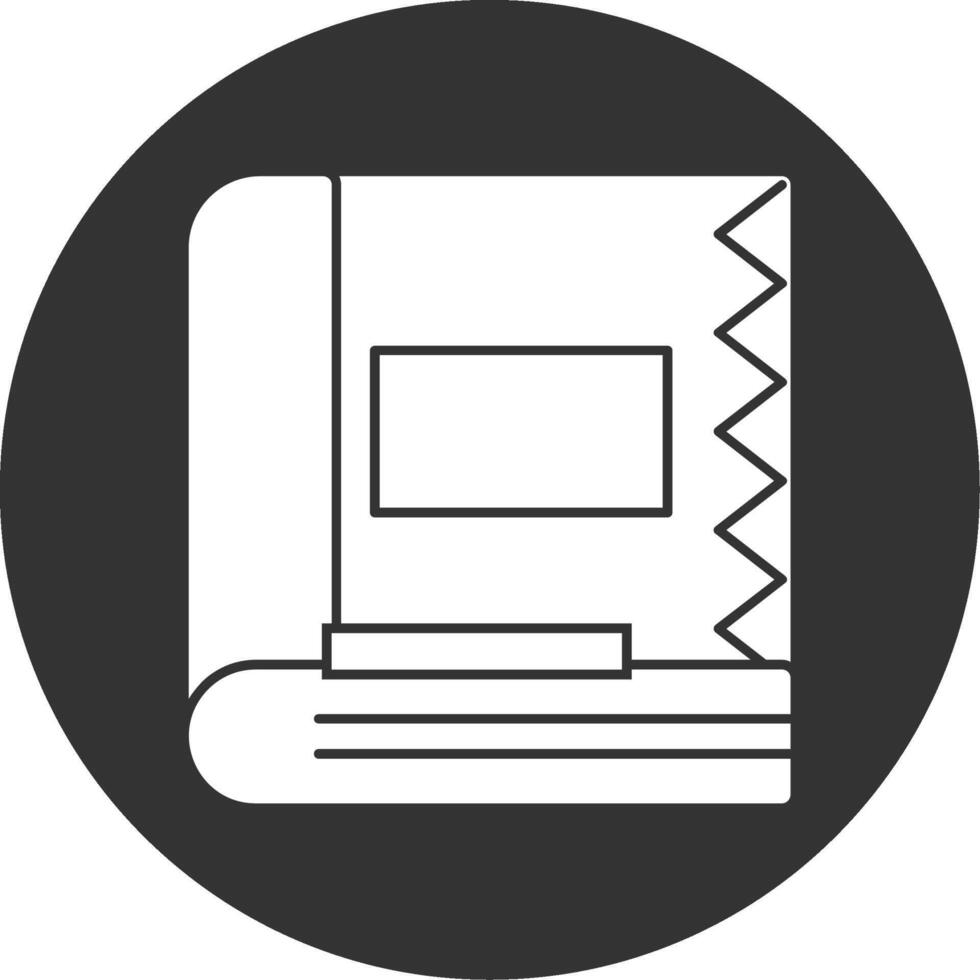 Spell Book Glyph Multi Circle Icon vector