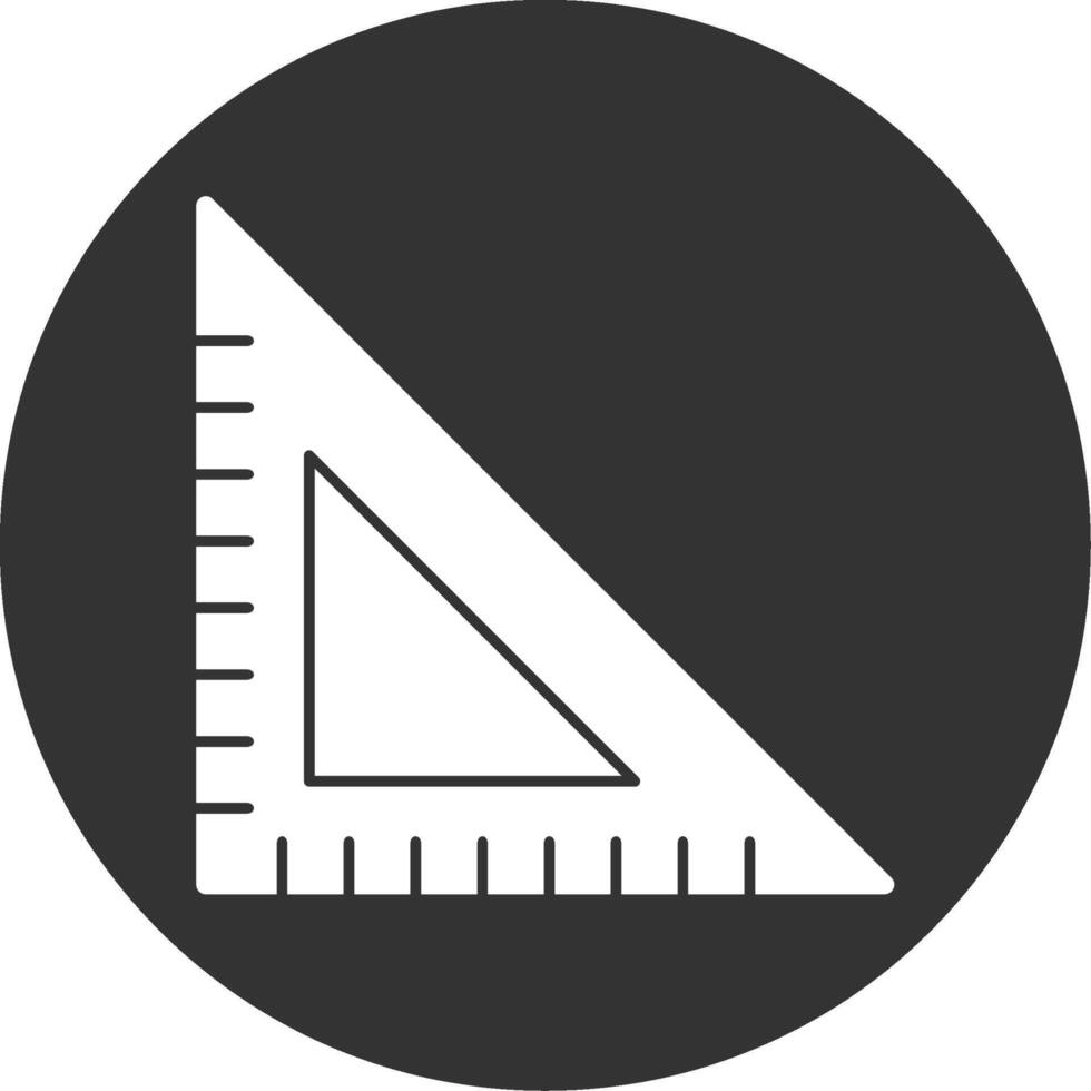 Triangular Ruler Glyph Multi Circle Icon vector