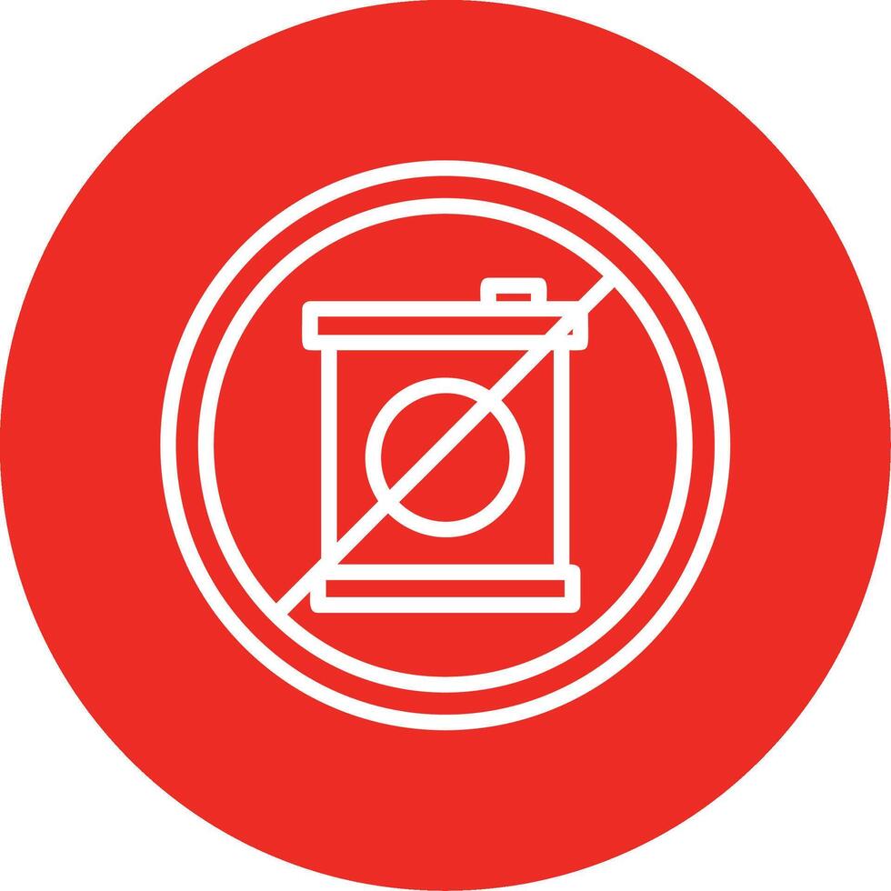 No Fossil Fuels Line Multi Circle Icon vector