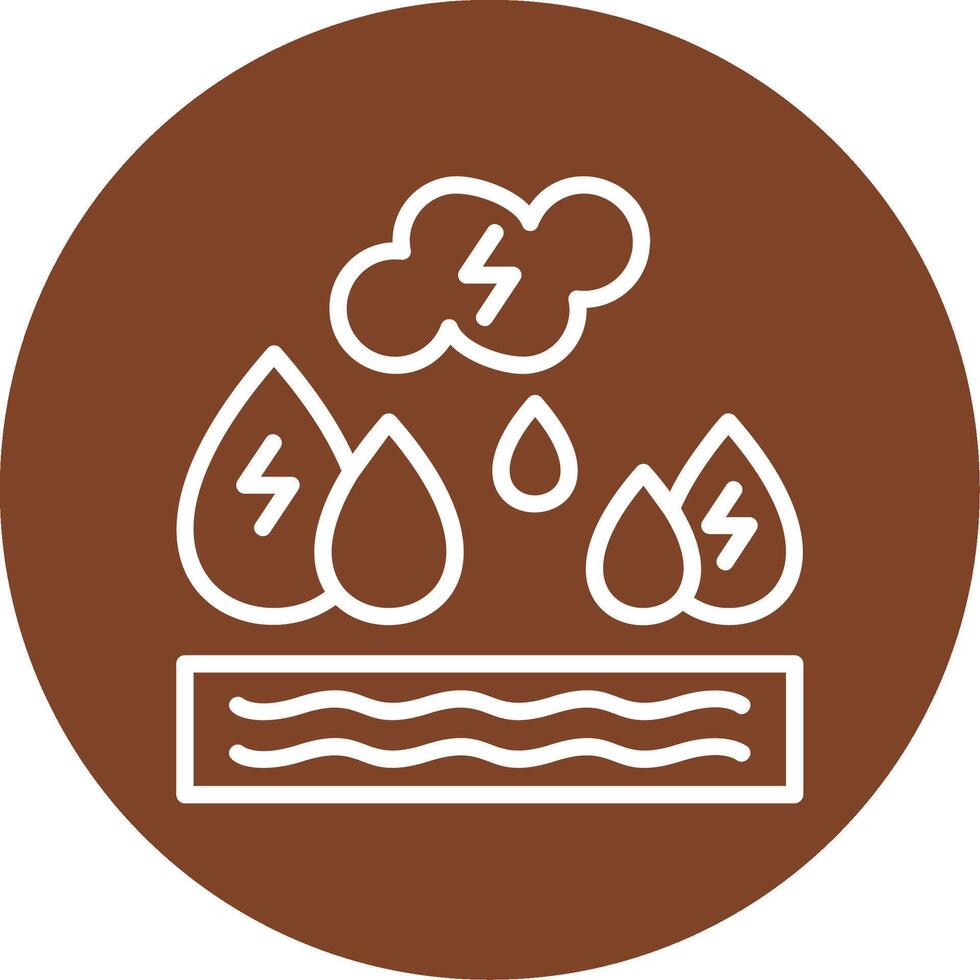 Ocean Energy Line Multi Circle Icon vector