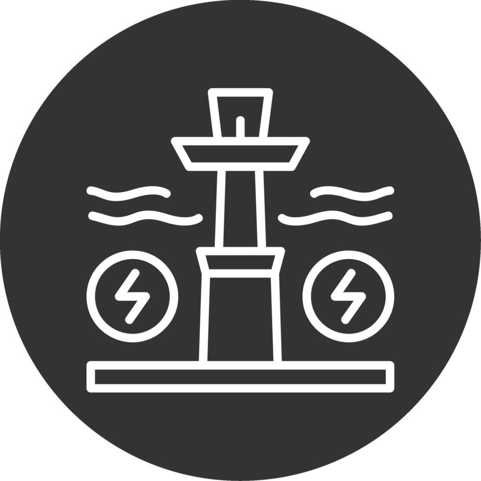 Wave Power Line Multi Circle Icon vector