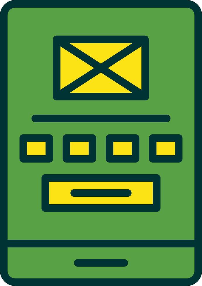 Low Fidelity Wireframe Filled Two Color Icon vector